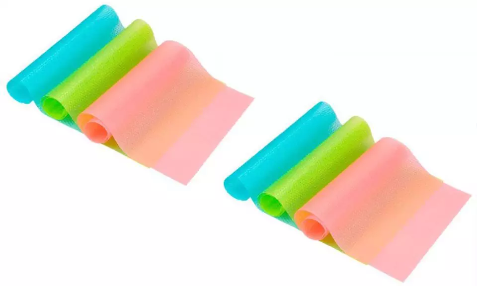 Set van 3 anti-bacteriële koelkastmatten