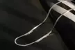 1MM 925 Sterling Silver Rhodium Plated Box Chains in 14"-30" - Second Medium