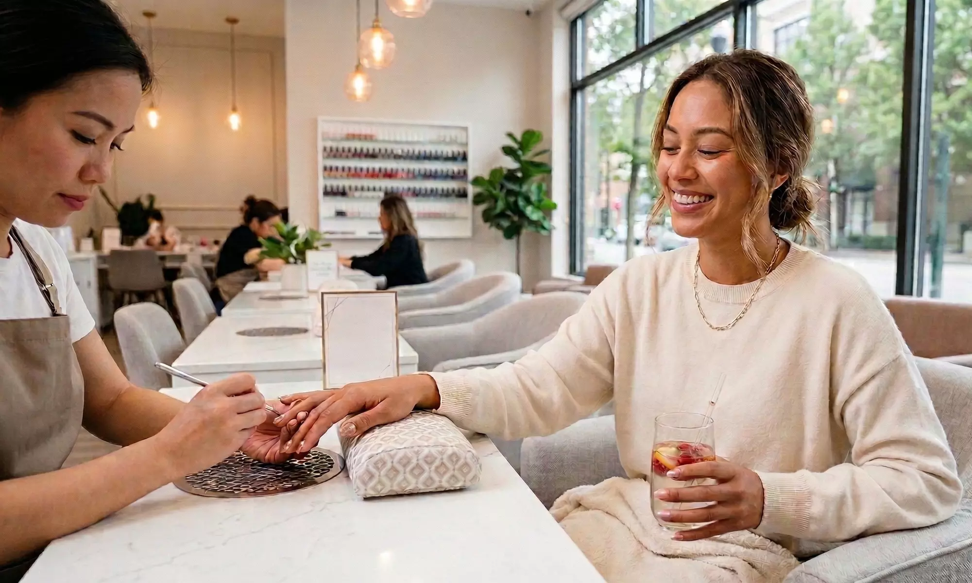 One or Three Sessions of Luxury or Shellac Manicure or/and Pedicure