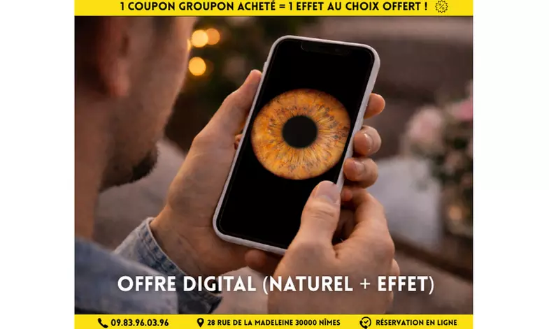 Vos yeux, une œuvre d'art : capturez l'essence de votre iris