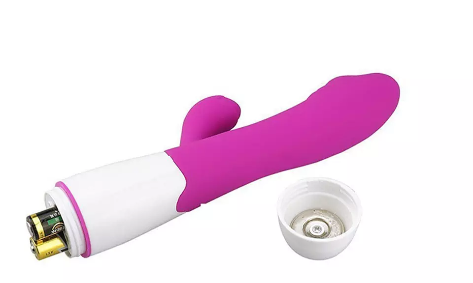 Waterproof G Spot Clitoris Rabbit Vibrator with 30 Vibrations Magic Wand