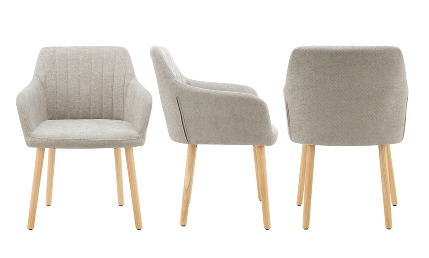 Image 15: 'Dora' eetkamerstoel met Scandinavisch ontwerp