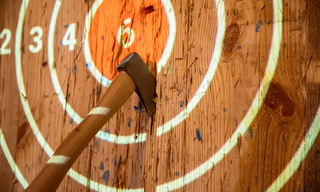 One-Hour Axe Throwing for Two, Three, or Four People at Axeshack (Up to 31% Off) - Primary Image