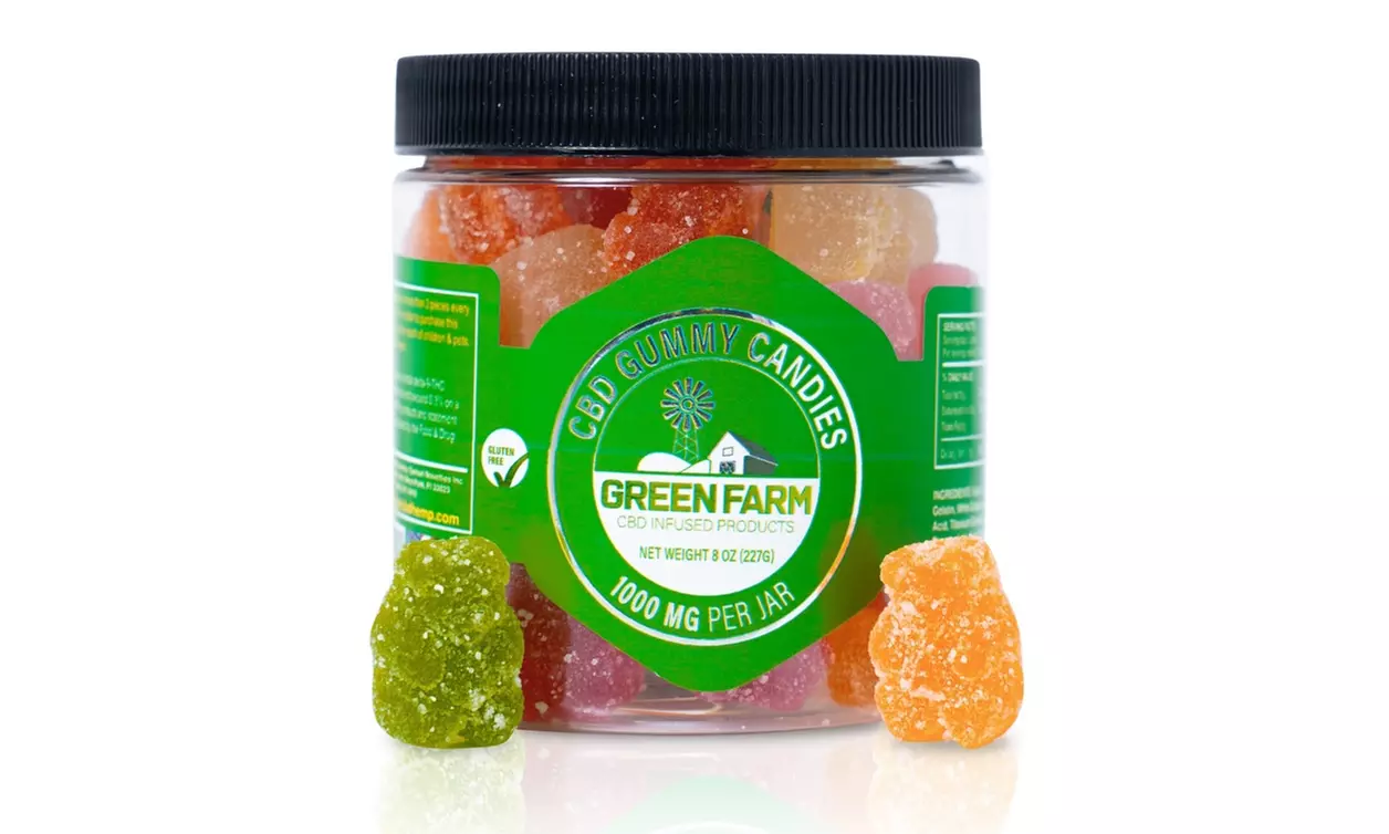 Green Farm Tasty Gummies for Sleep and Anxiety from Green Farm (500MG-5000MG)