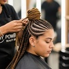 Image 1: Choice of Jumbo, Large or Medium Knotless Braids – Styled by Experts 