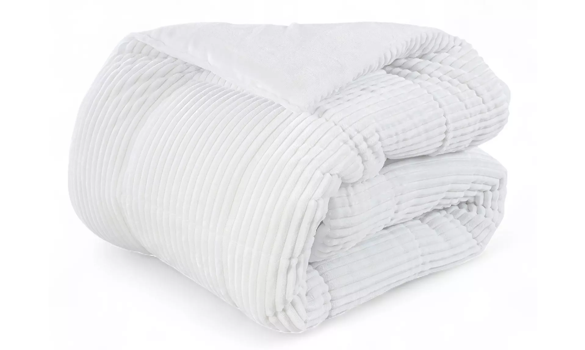 Couette chaude "Coton Club" 100 % microfibre, velours côtelé, Sampur