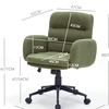 Image 6: Upholstered Swivel Office Chair