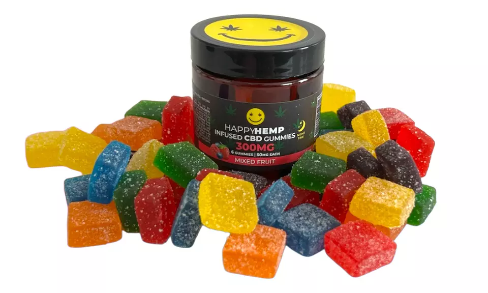 Happy Hemp Infused CBD Gummies for Sleep - Broad Spectrum CBD Gummies