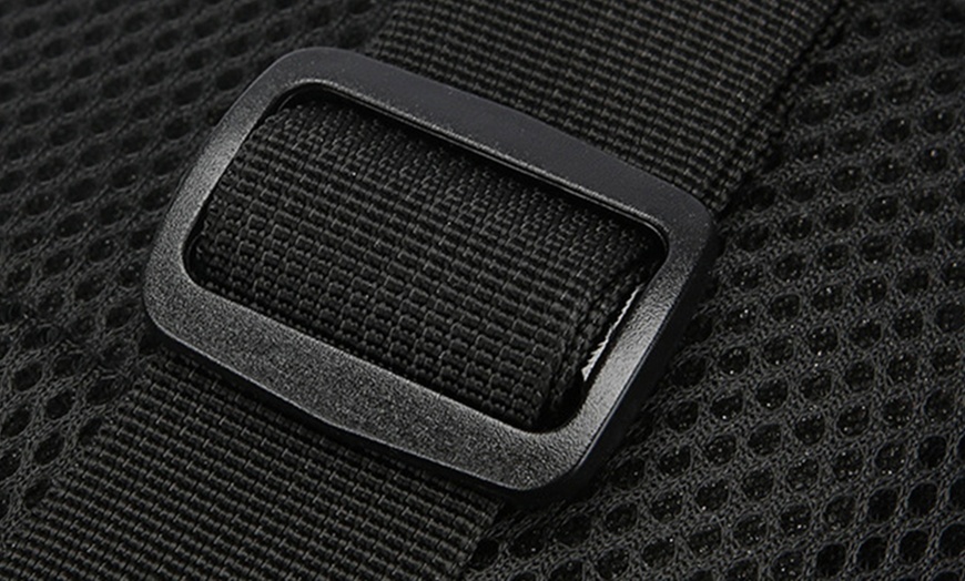 Image 12: Anti-theft Chest Shoulder Crossbody Sling Bag with USB Port