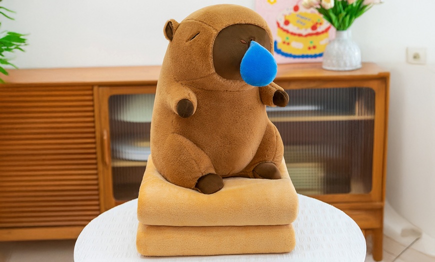 Image 13: Cartoon Pillow Blanket