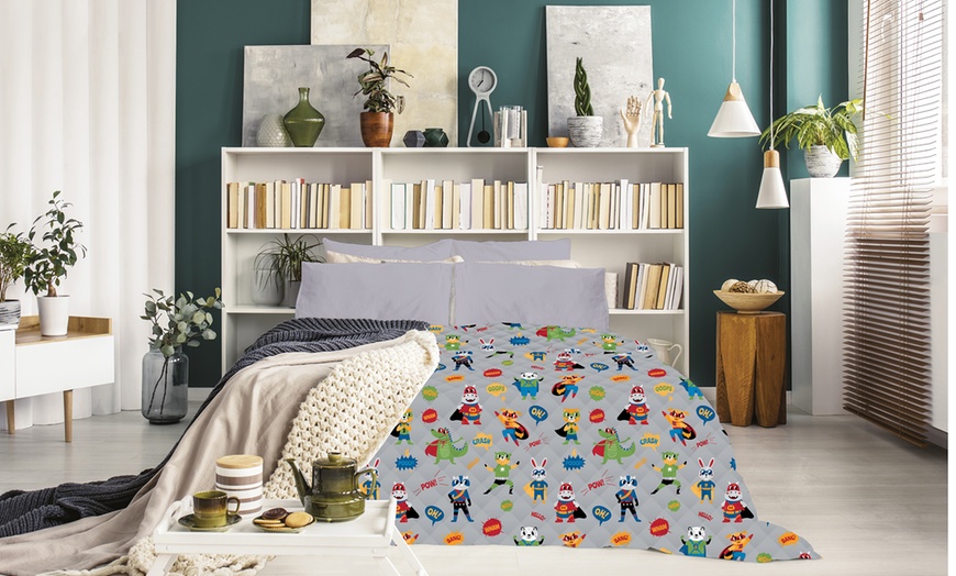 Image 7: Copriletto trapuntato linea Kids