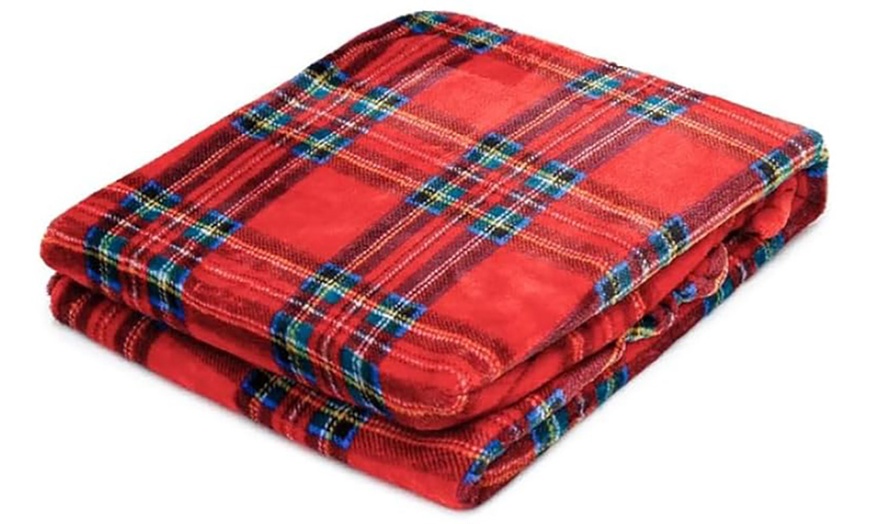 Image 4: Coperta plaid in micropile