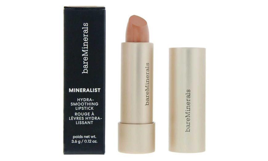 Image 1: bareMinerals Full-Coverage Clean Moisturizing Lipstick