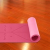 Image 1: Non-Slip Yoga Mat With Alignment Lines