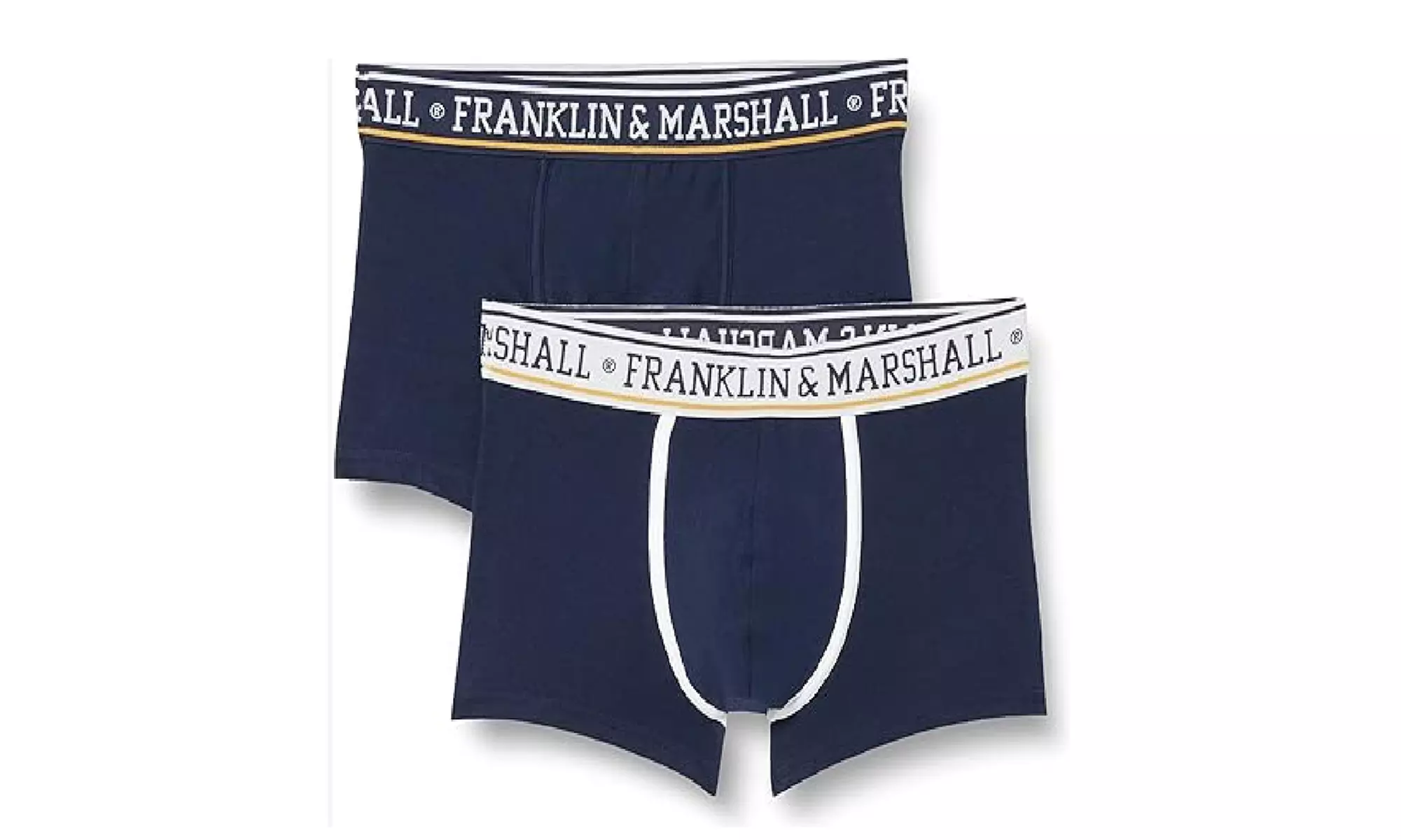 Pack de 2 calzoncillos tipo bóxer de algodón con cintura elástica