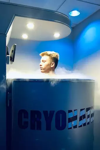 One Cryotherapy Session with Optional Massage Table or Leg Compression