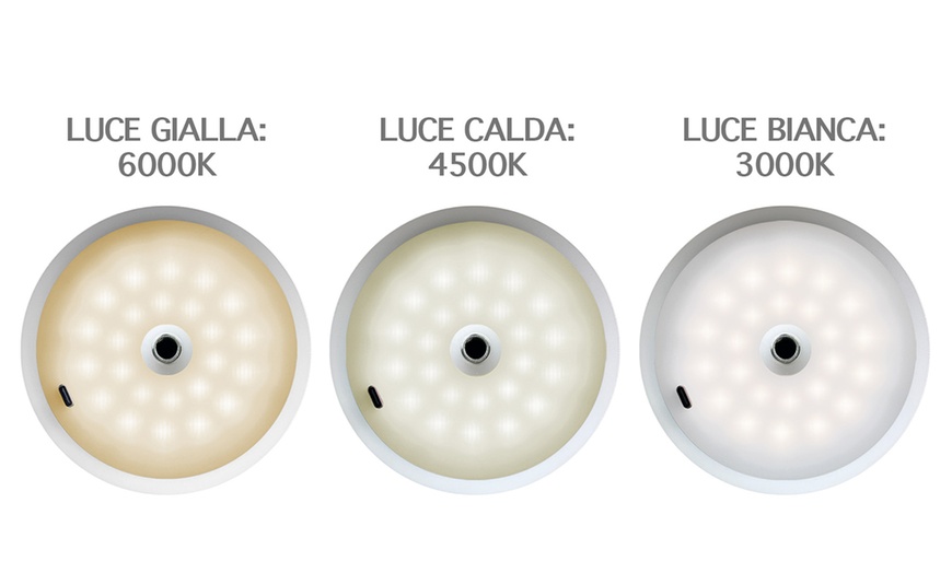 Image 4: Lot de 2 lampes LED design moderne