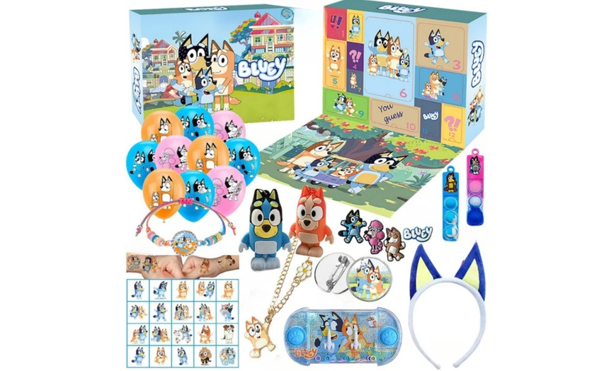 Image 6: Bluey Inspired Advent Calendar 21-Pieces Surprise Gift Set