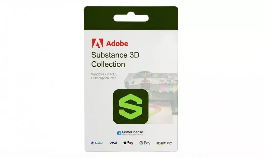 Subscription to Adobe Substance 3D Collection for One or Three Months