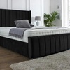 Image 3: Savoy Wingback Bed Frame