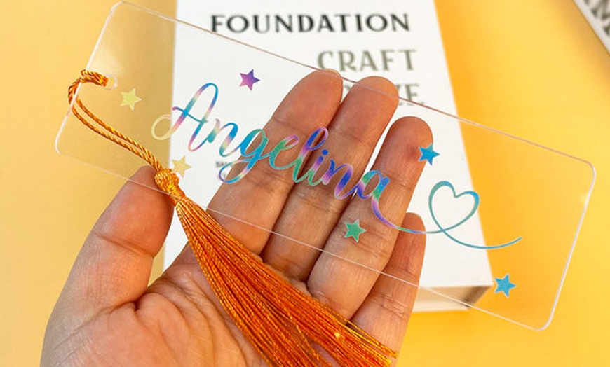 Image 5: One or Two Custom Photo Acrylic Bookmarks