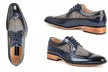 Gino Vitale Men's Wing Tip Brogue Two Tone Shoes - Second Medium