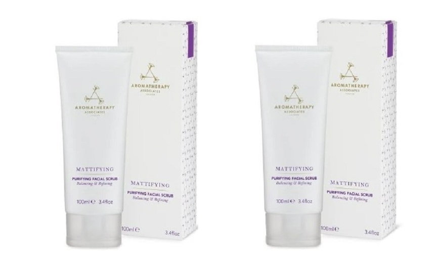 Image 1: Aromatherapy Associates Mattifying Purifying Facial Scrubs 100ml 