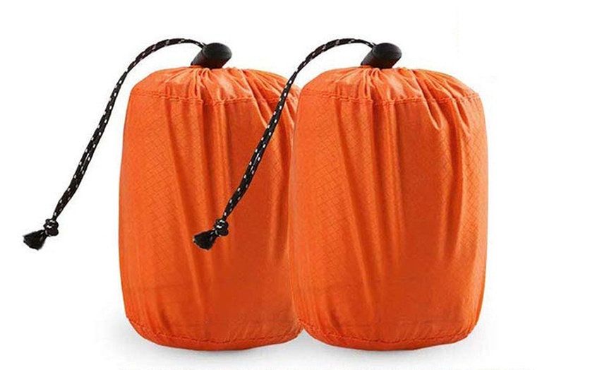 Image 5: PE Emergency Sleeping Bag Thermal Waterproof Outdoor Survival Camping Bag