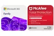 Microsoft 365 Personal oder Family EU (1 Jahr) + McAfee Total Protection (1 Jahr, 10 Geräte) als Download - Second Medium