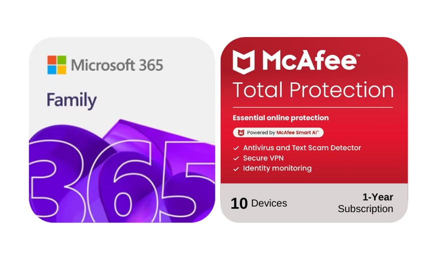 Image 3: Microsoft 365 Personal oder Family EU + McAfee Total Protection