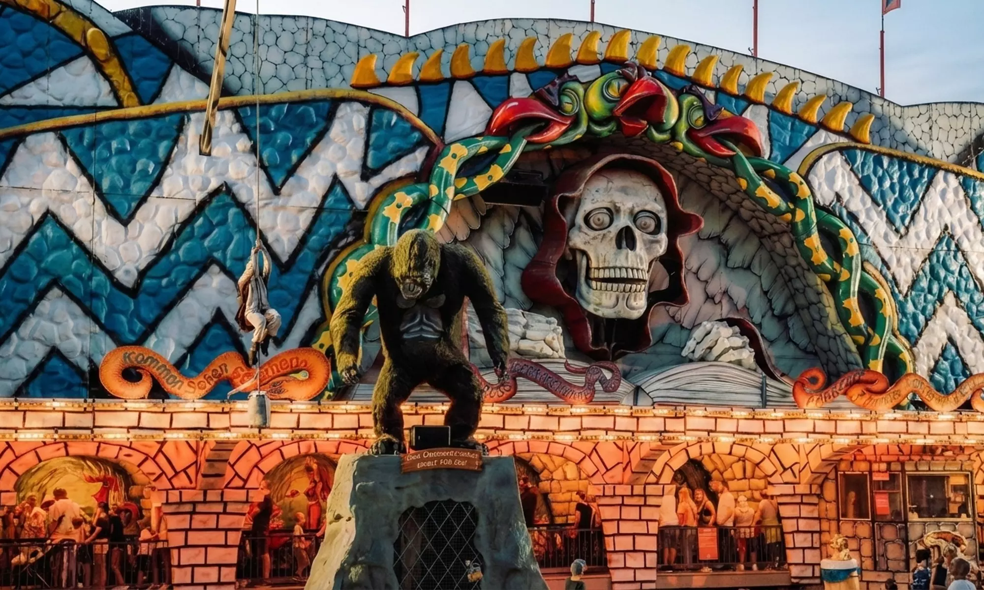 Eintrittskarte für Skyline Park + Nutzung aller Attraktionen & Events