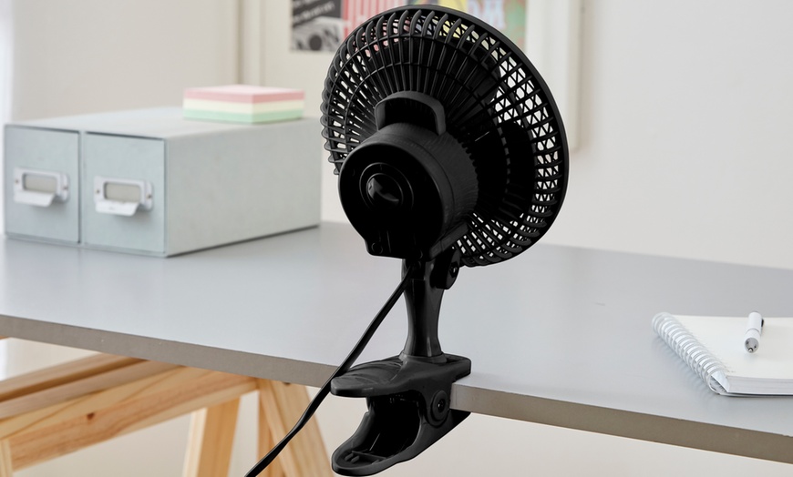 Image 10: Neo Mini Clip Base Mount Desk Fans