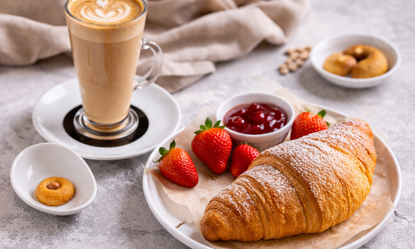 Choice Of Hot Or Cold Drink + Fresh Bakery Or Pastry