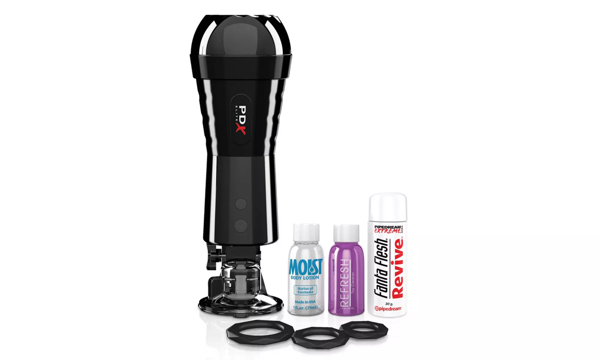 Pipedream PDX Elite Vibrating Stroker - Primary Image