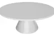 Table à manger ronde Frankystar, modèle "Artù", diamètre de 120 cm, livraison offerte - Image 2