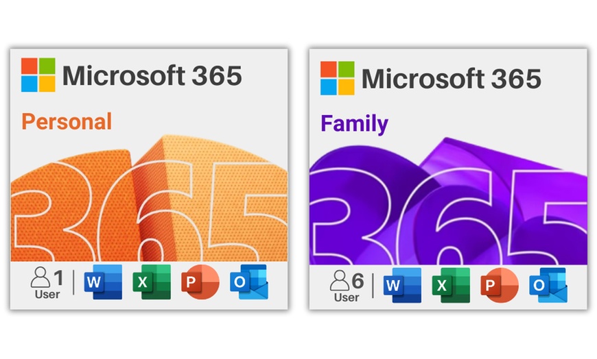 Image 1: Microsoft 365 Family of Personal EU voor 1 jaar