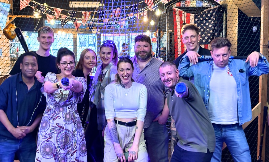 Image 6: Interactive Baseball Experience & 5-in-1 Games Access at 1st Base Bar