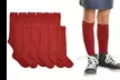 12 Pairs Essential Uniform Knee-High School Socks - Second Medium