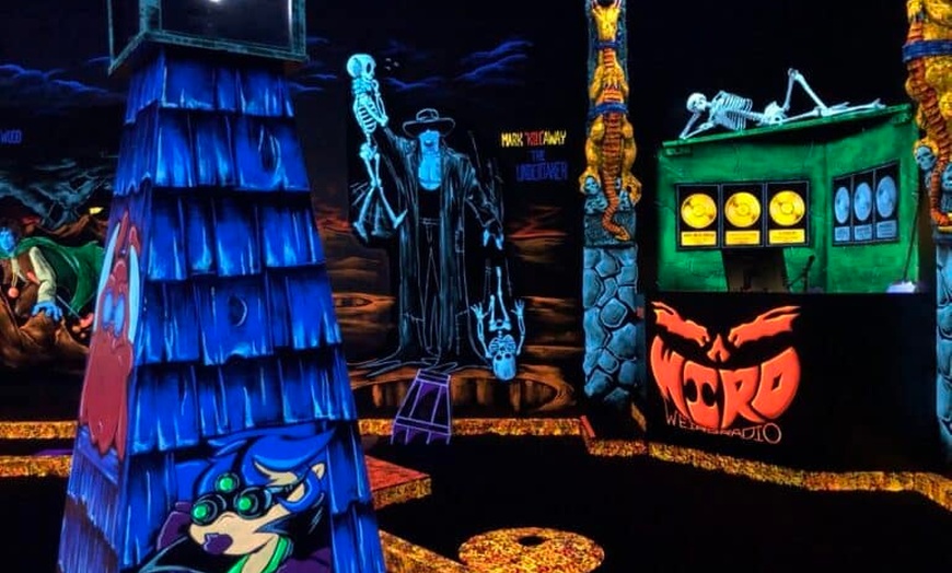 Image 5: Enjoy 18 Holes of Blacklight Mini Golf, Up to 38% Off