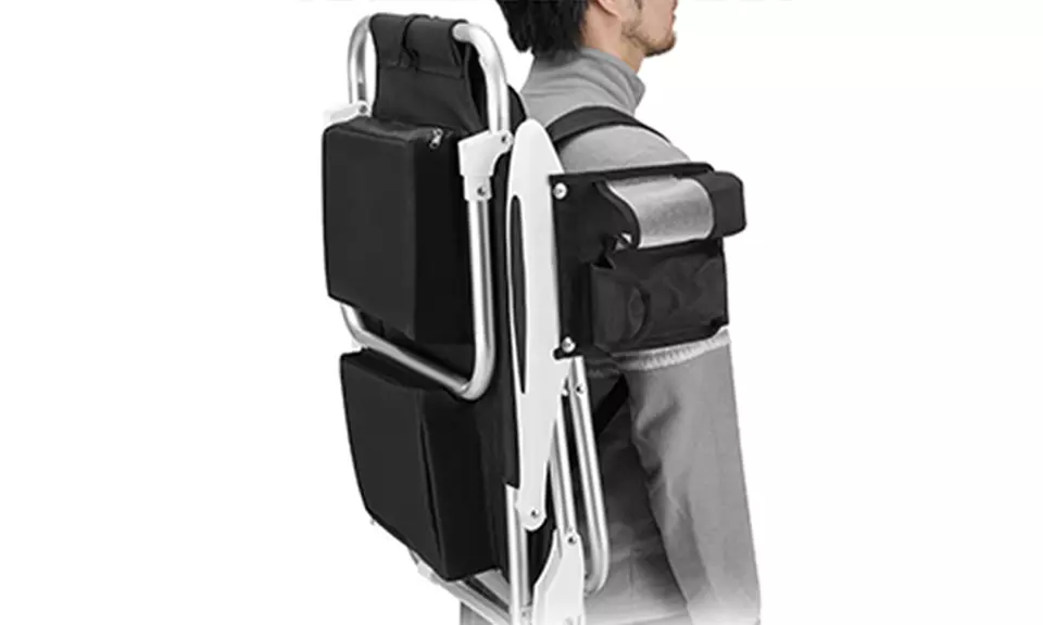 Spiaggina pieghevole con borsa termica integrata Bakaji