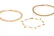 18K Gold Plated Chain Anklets - Second Medium