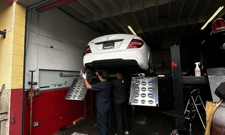 One Full Synthetic Oil & Filter Change Plus Multi-point Inspection (5qt) - Custom Muffler and Brakes