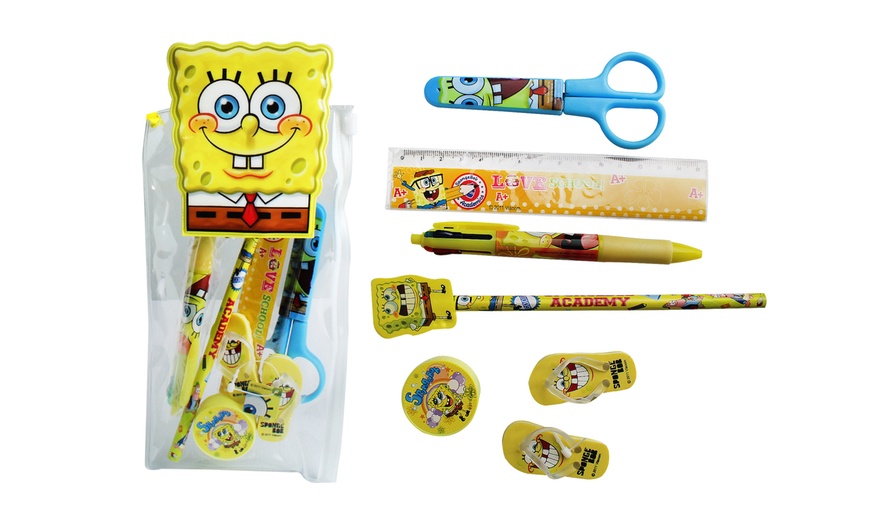 Image 22: Spongebob Backpack Set