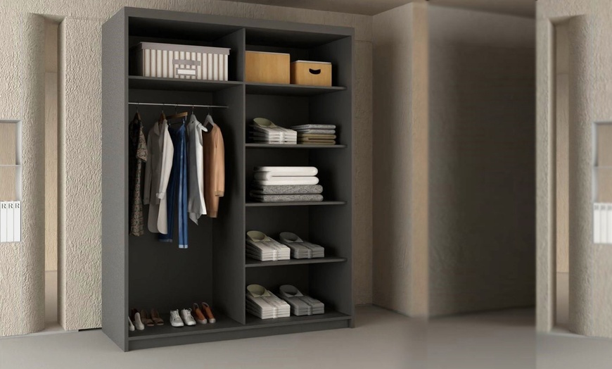 Image 5: Slidingwardrobe4u Sliding Door Wardrobe with Mirror