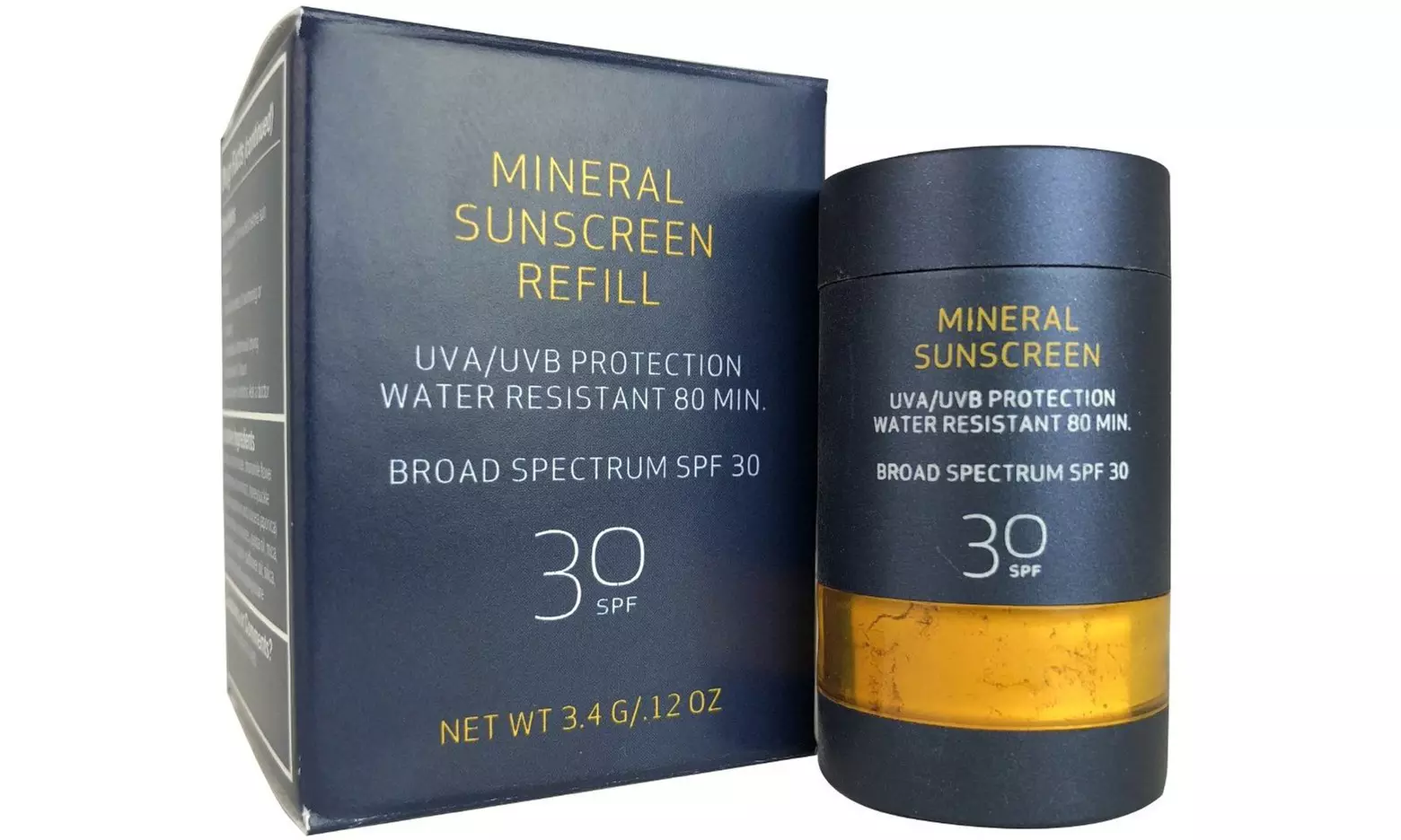 Brush On Block Broad Spectrum SPF 30 Mineral Sunscreen Powder (0.12 Oz.) - Second Medium