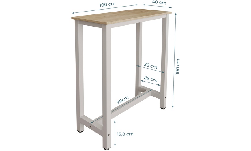 Image 14: Tavolo alto stile bar