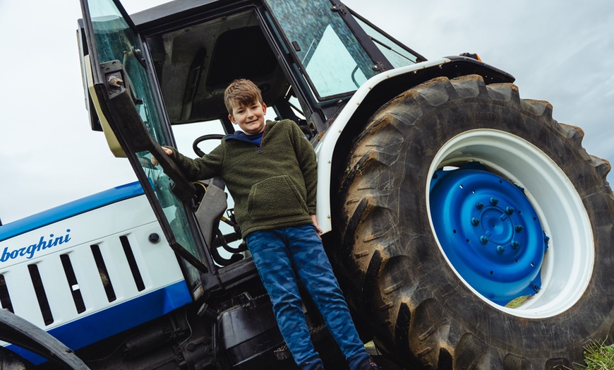 Image 3: 30 or 60-Minute Lamborghini Tractor Driving Experience For One or Two 