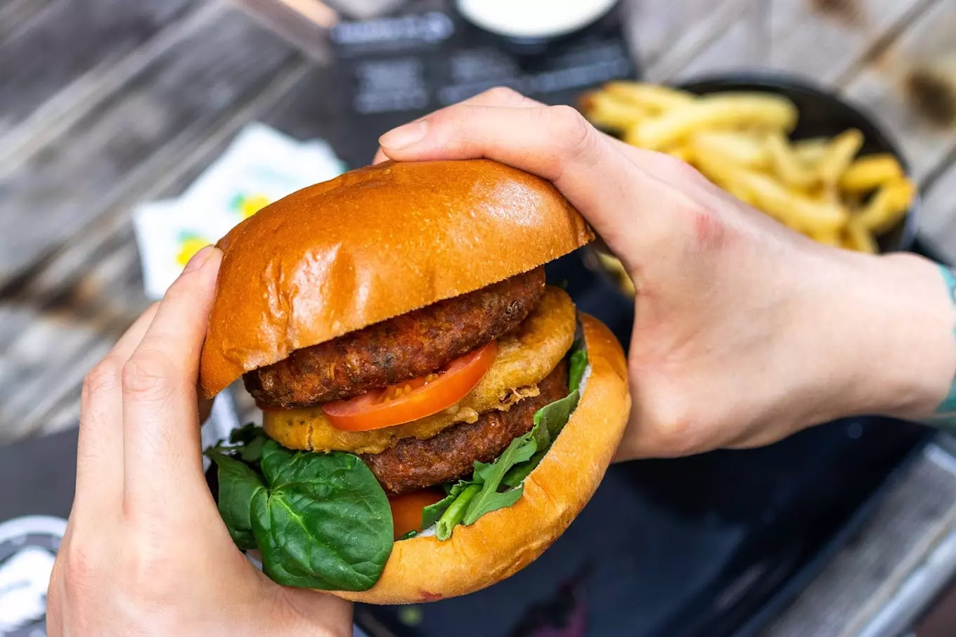 Any Burger or Wings with Any Side at Wings Factor Blanchardstown