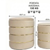 Image 4: Lot de 2 poufs de rangement "Romeo e Giulietta"