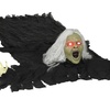 Image 2: Outsunny Voice Activated Halloween Animatronics Witch